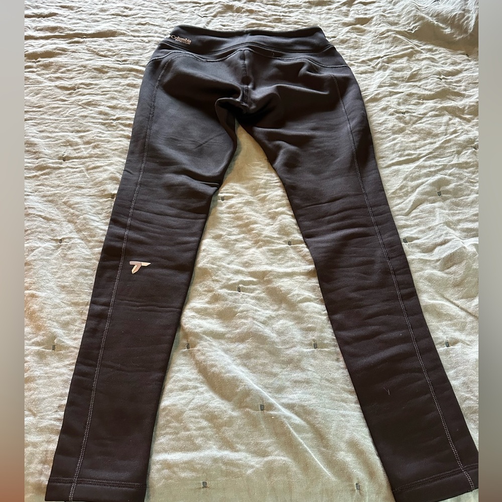 Columbia Titanium Fleece lined leggings, Size Small, Black